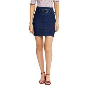 Free People Womens Living It up Denim Belted Penci